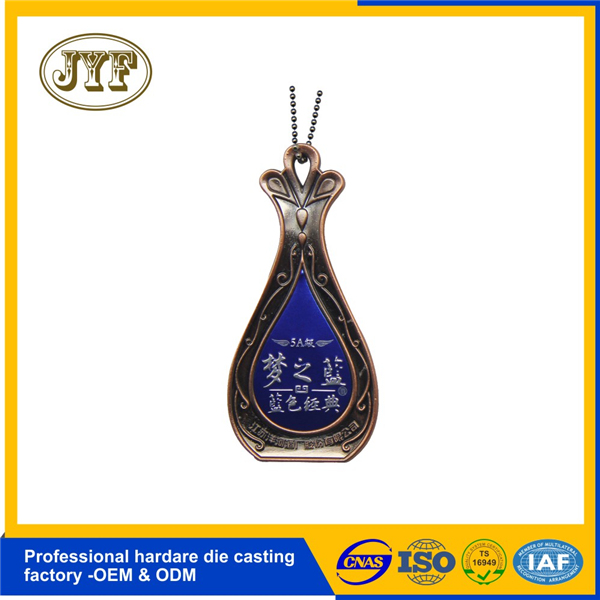 夢(mèng)之藍(lán)系列鋁合金酒瓶吊牌定制方案